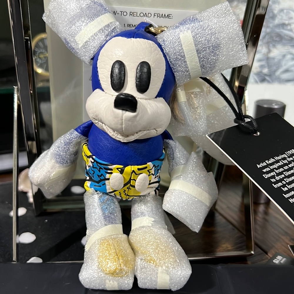 NWT Coach Disney Mickey Mouse X Artist Keith Haring Collectible Bag Charm